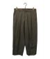 E.TAUTZ（イートーツ）の古着「PLEATED TAILORED TROUSERS」｜グリーン