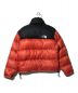 THE NORTH FACE (ザ ノース フェイス) ダウンジャケット ブラック×オレンジ サイズ:印字薄れのため不明：12000円