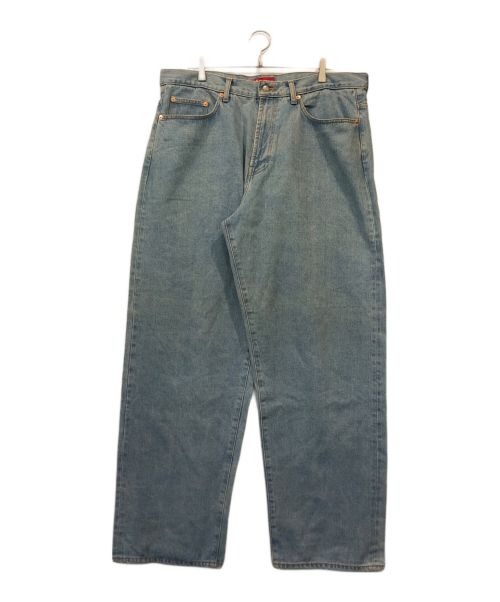 SUPREME（シュプリーム）SUPREME (シュプリーム) Baggy jean washed blue インディゴ サイズ:SIZE 91cm (W36)の古着・服飾アイテム