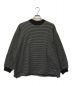 is-ness（イズネス）の古着「BALLOON BORDER LONG SLEEVE T-SHIRT」｜ブラック