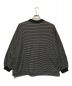 is-ness (イズネス) BALLOON BORDER LONG SLEEVE T-SHIRT ブラック サイズ:M：15000円