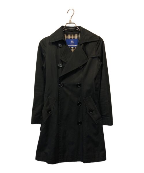 BURBERRY BLUE LABEL（バーバリーブルーレーベル）BURBERRY BLUE LABEL (バーバリーブルーレーベル) トレンチコート ブラック サイズ:Mの古着・服飾アイテム