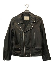 UNDERCOVERISM（アンダーカバーイズム）の古着「DOUBLE LEATHER RIDERSジャケット」｜ブラック