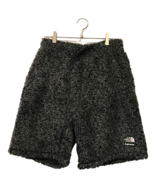 SUPREME（シュプリーム）SUPREME (シュプリーム) THE NORTH FACE (ザ ノース フェイス) HIGH PILE FLEECE SHORT グレー サイズ:Sの古着・服飾アイテム