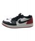 NIKE (ナイキ) AIR JORDAN 1 RETRO LOW レッド×ブラック サイズ:27：11000円