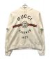 GUCCI（グッチ）の古着「FIRENZE 1921 ロゴプリント プルオーバーパーカー」｜ホワイト