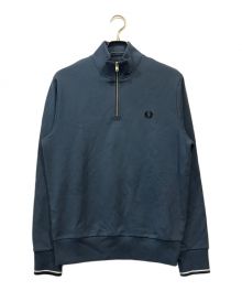 FRED PERRY（フレッドペリー）の古着「Half Zip Sweatshirt」｜ブルー