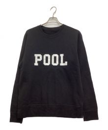 the POOL aoyama（ザ プール アオヤマ）の古着「ロゴプリントスウェット」｜ブラック