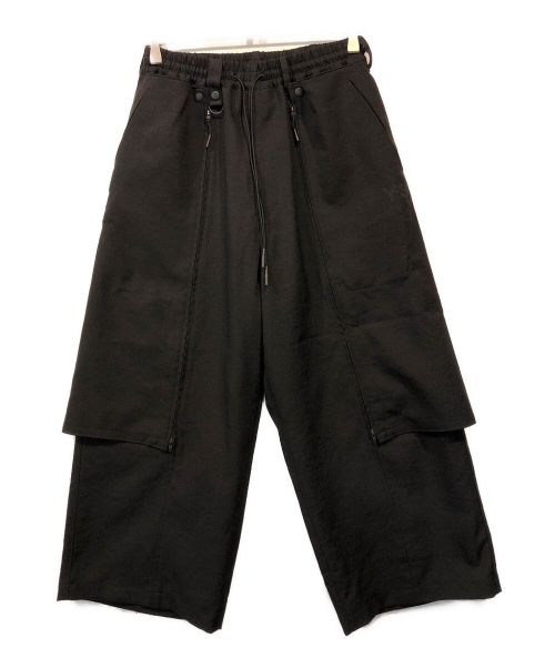 Y-3（ワイスリー）Y-3 (ワイスリー) M CLASSIC SPORT UNIFORM CROPPED PANTS ブラック サイズ:XSの古着・服飾アイテム