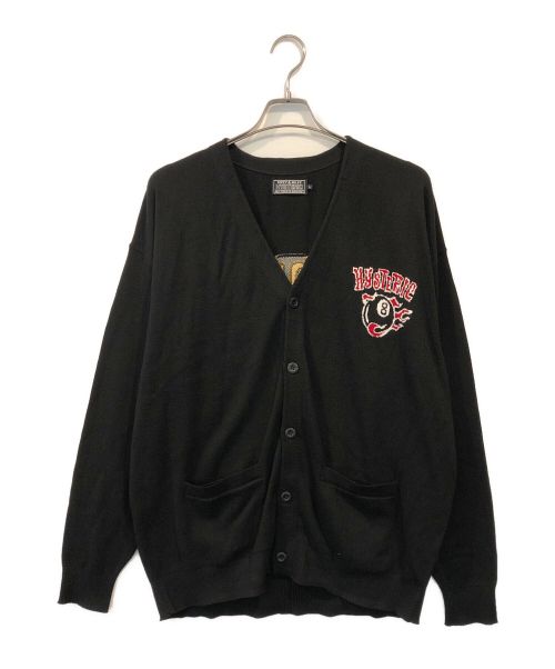 Hysteric Glamour（ヒステリックグラマー）Hysteric Glamour (ヒステリックグラマー) STBM RACINGジャカード カーディガン ブラック サイズ:Lの古着・服飾アイテム