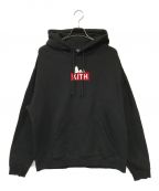 KITH×PEANUTSキス×ピーナッツ）の古着「Doghouse Hoodie」｜ブラック