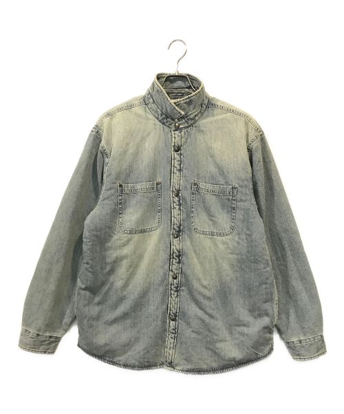 SUPREME（シュプリーム）SUPREME (シュプリーム) Faux Shearling Lined Work Shirt インディゴ サイズ:Lの古着・服飾アイテム