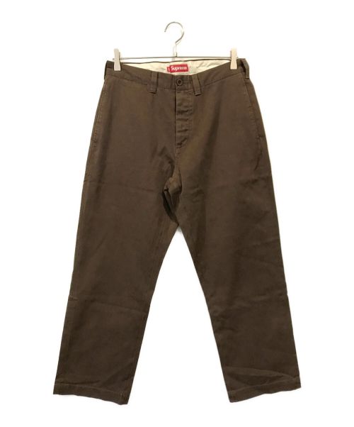 SUPREME（シュプリーム）SUPREME (シュプリーム) 24SSChino Pant ブラウン サイズ:SIZE 76cmの古着・服飾アイテム