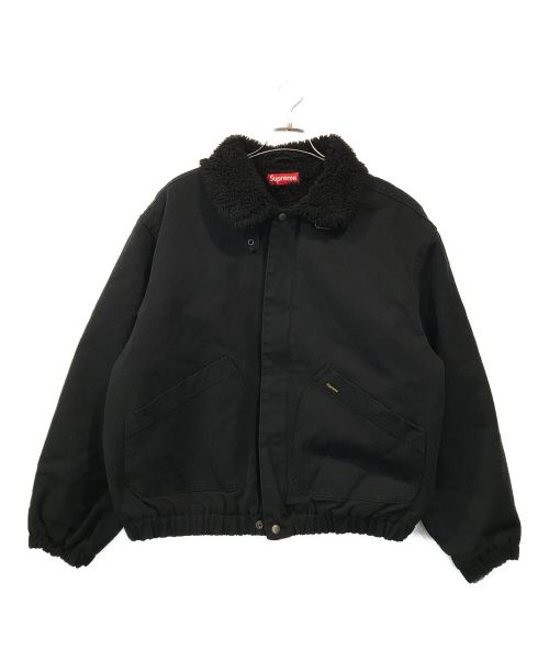 SUPREME（シュプリーム）SUPREME (シュプリーム) Faux Shearling Lined Bomber Jacket ブラック サイズ:Lの古着・服飾アイテム