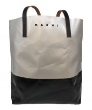 MARNI (マルニ) Tribeca Shopping Bag ブラック×グレー サイズ:uni