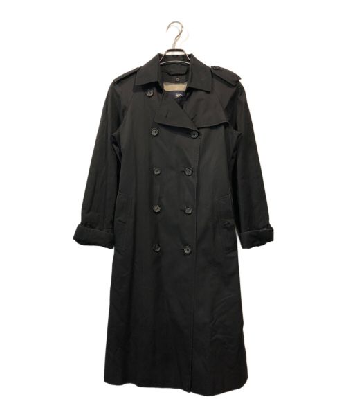 BURBERRY LONDON（バーバリーロンドン）BURBERRY LONDON (バーバリーロンドン) 裏地ノバチェックトレンチコート ブラック サイズ:SIZE 38の古着・服飾アイテム