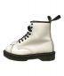 Dr.Martens (ドクターマーチン) Bex Toe Cap アンクルブーツ ホワイト サイズ:SIZE 8：20000円