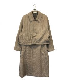 YOKE（ヨーク）の古着「3WAY BAL COLLAR SHARE COAT」｜ブラウン