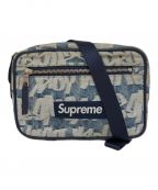 SUPREMEシュプリーム）の古着「22ss Fat Tip Jacquard Denim Waist Bag」｜インディゴ