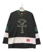 SUPREMEシュプリーム）の古着「Ankh Hockey Jersey」｜グリーン×ブラック