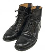 SANDERSサンダース）の古着「MILITARY DERBY BOOT」｜ブラック