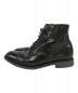 SANDERS (サンダース) MILITARY DERBY BOOT ブラック サイズ:SIZE 7：26000円