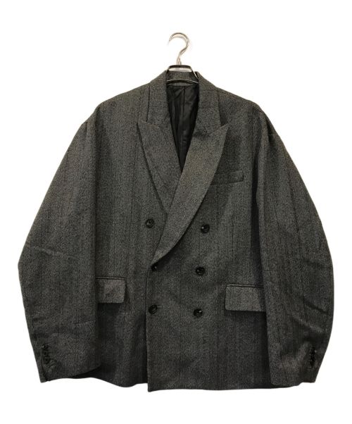 stein（シュタイン）stein (シュタイン) OVERSIZERD DOUBLE BREASTED JACKET グレー サイズ:Sの古着・服飾アイテム