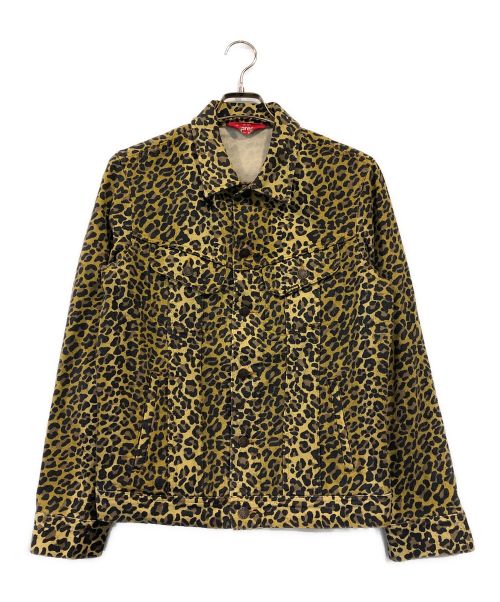 SUPREME（シュプリーム）SUPREME (シュプリーム) Leopard Denim Jacket ブラウン サイズ:ｓの古着・服飾アイテム