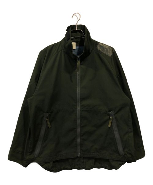 N.HOOLYWOOD（エヌ ハリウッド）N.HOOLYWOOD (エヌ ハリウッド) STAND COLLAR BLOUSON グリーン サイズ:Mの古着・服飾アイテム