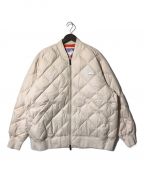 FIRST DOWNファーストダウン）の古着「QUILTED BOMBER JKT」｜ピンク