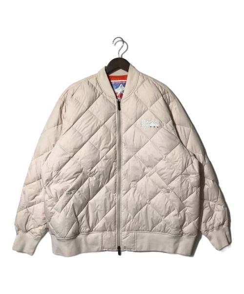 FIRST DOWN（ファーストダウン）FIRST DOWN (ファーストダウン) QUILTED BOMBER JKT ピンク サイズ:XLの古着・服飾アイテム