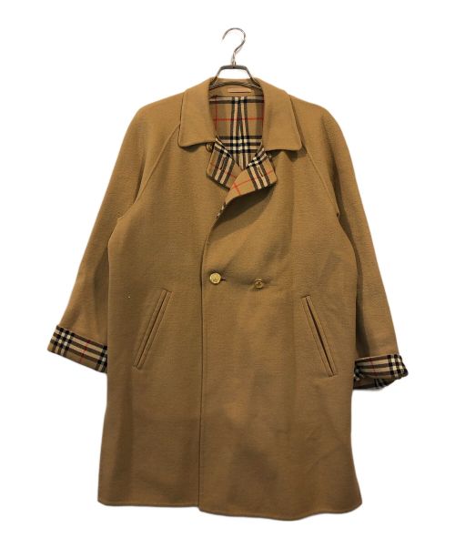 Burberry's（バーバリーズ）Burberry's (バーバリーズ) カシミヤブレンド金釦コート ブラウン サイズ:9ARの古着・服飾アイテム