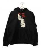 SUPREME×UNDERCOVERシュプリーム×アンダーカバー）の古着「Anti You Hooded Sweatshirt」｜ブラック