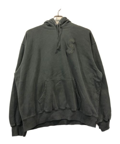 SUPREME（シュプリーム）SUPREME (シュプリーム) Overdyed S Logo Hooded Sweatshirt グレー サイズ:XLの古着・服飾アイテム