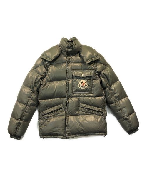 MONCLER（モンクレール）MONCLER (モンクレール) Ｋ2ナイロンダウンジャケット グレー サイズ:１の古着・服飾アイテム