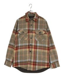 PENDLETON（ペンドルトン）の古着「QUILTED SHIRT JACKET」｜ベージュ