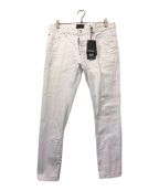 DSQUARED2ディースクエアード）の古着「WHITE BULL SKATER JEANS」｜ホワイト