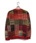 PALACE (パレス) BEAMS PLUS (ビームスプラス) CREW KNIT PATCHWORK JACQUARD レッド サイズ:M：23000円