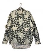 Maison MIHARA YASUHIROメゾン ミハラ ヤスヒロ）の古着「Triangle-Quilt Printed Shirt」｜グレー