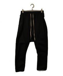 RICK OWENS（リックオウエンス）の古着「DRAWSTRING LONG」｜ブラック