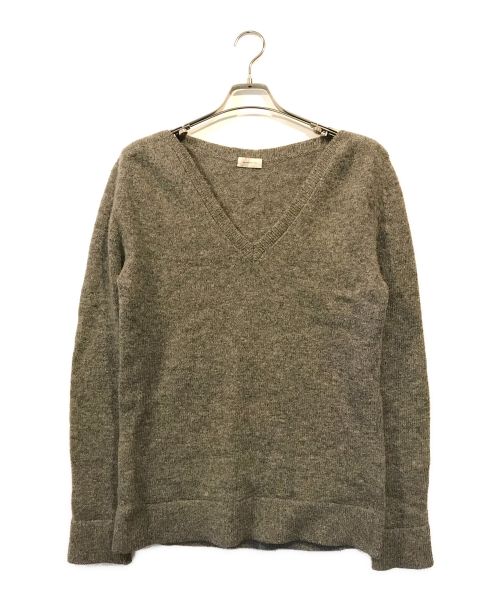 BALENCIAGA（バレンシアガ）BALENCIAGA (バレンシアガ) ウールVネックニット グレー サイズ:Sの古着・服飾アイテム