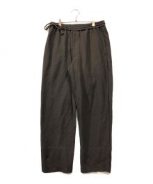 amachi.（アマチ）の古着「DOUBEL HEM PANTS」｜グレー