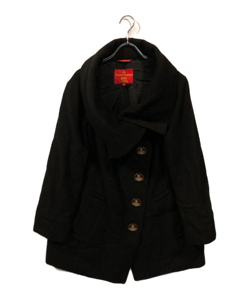 Vivienne Westwood RED LABEL（ヴィヴィアンウエストウッドレッドレーベル）Vivienne Westwood RED LABEL (ヴィヴィアンウエストウッドレッドレーベル) 変形コート ブラック サイズ:2の古着・服飾アイテム