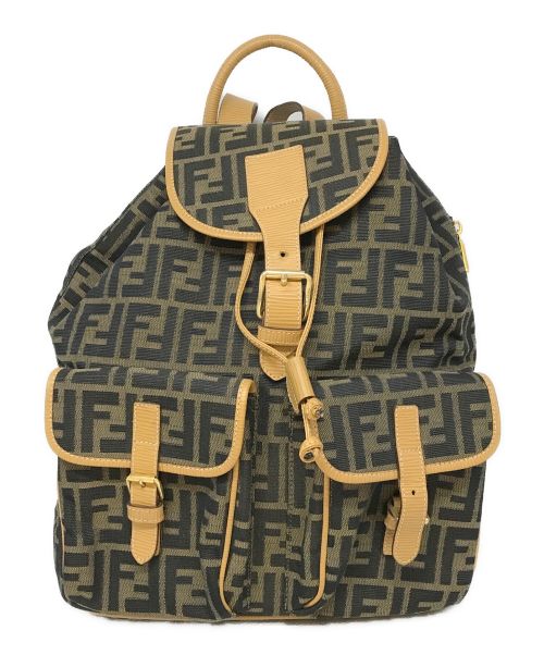 FENDI（フェンディ）FENDI (フェンディ) ズッカ柄バッグ ブラウンの古着・服飾アイテム