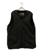 Barbourバブアー）の古着「SL FUR LINER VEST」｜ブラック