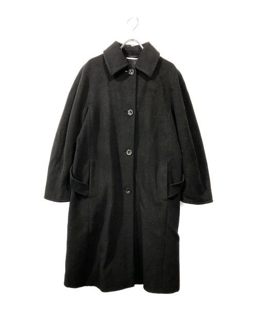 MaxMara（マックスマーラ）MaxMara (マックスマーラ) ベルテッドウールコート ブラック サイズ:SIZE 36の古着・服飾アイテム