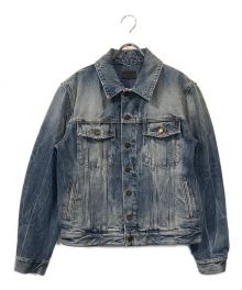 Saint Laurent Paris（サンローランパリ）の古着「WASHED DENIM JACKET」｜インディゴ