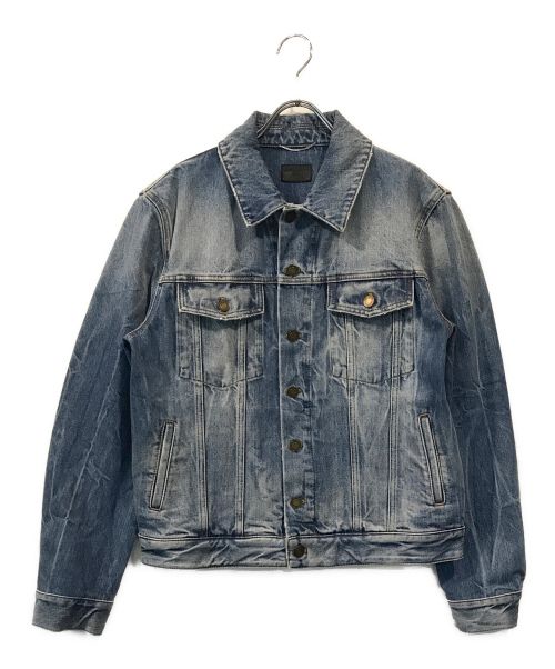 Saint Laurent Paris（サンローランパリ）Saint Laurent Paris (サンローランパリ) WASHED DENIM JACKET インディゴ サイズ:Mの古着・服飾アイテム