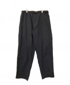 ENNOYエンノイ）の古着「WOOL BLEND RIP STOP EASY PANTS」｜ネイビー