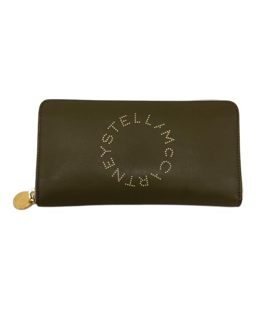 STELLA McCARTNEY（ステラマッカートニー）STELLA McCARTNEY (ステラマッカートニー) パンチングロゴウォレット オリーブの古着・服飾アイテム